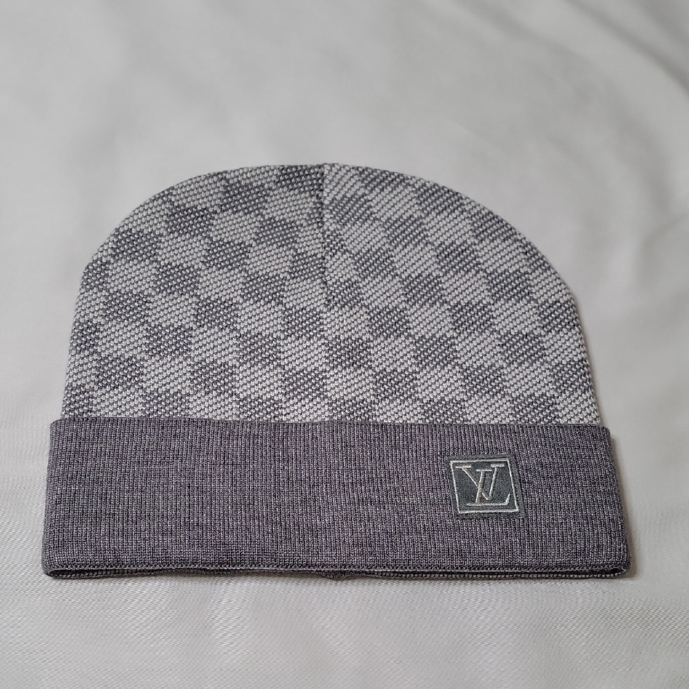 Louis Vuitton Monogram Gray Beanie